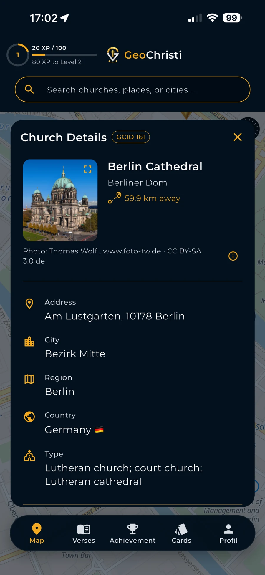GeoChristi Berlin Cathedral details
